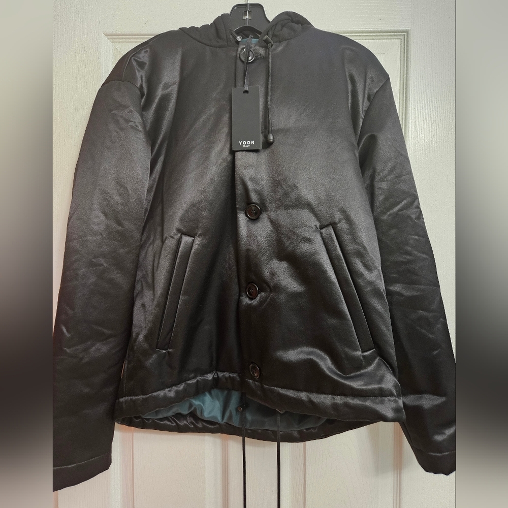 YOON Black Satin Jacket